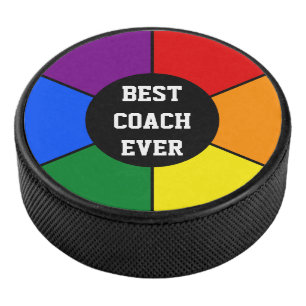 Rund-Rays Rahmen Regenbogen 2 + Ihr Rücken. Ideen Eishockey Puck