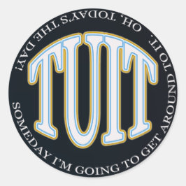 rund runder aufkleber