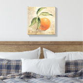 Rund Shiny Orange Frucht Leinwanddruck (Insitu (Schlafzimmer))