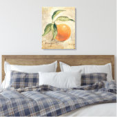 Rund Shiny Orange Frucht Leinwanddruck (Insitu (Schlafzimmer))