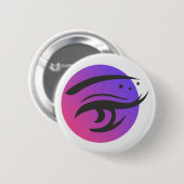 Rund-Taste für das Rock-Logo von Eye Lashes Makeus Button (Vorne & Hinten)