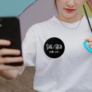 Rund-Taste für ihre Tres-Chic Button