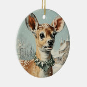 Rund trendy Layers, Xmas Keramik Ornament (Rechts)