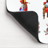 Rund um Alice durch das aussehende Glas Mousepad (Ecke)