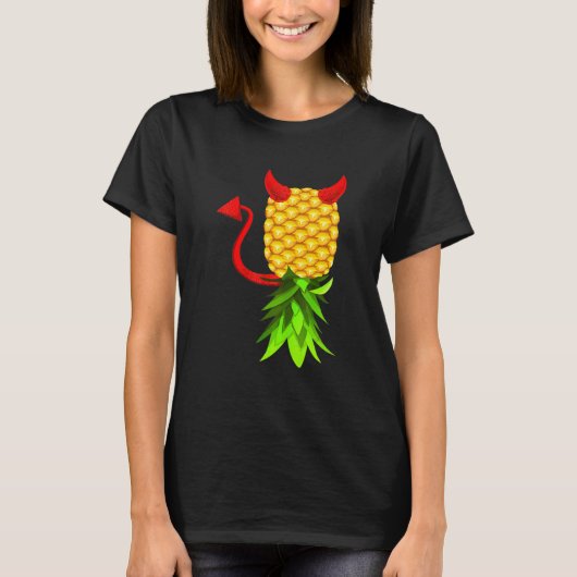 Rund um Ananas Swinger Damen T-Shirt (Vorderseite)
