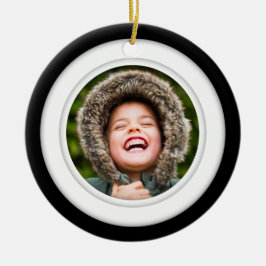 Rund um das Foto der zweiseitigen Keramik Ornament