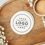 Rund um das Logo für das White Custom Business Runder Pappuntersetzer<br><div class="desc">Ein beruflicher, individueller Untersetzer für Ihr Unternehmen mit Ihrem Logo-Design-Bild, das auf einem runden Untersetzer gedruckt ist. Fügen Sie einfach Ihr Logo anstelle des schwarzen Platzhalters ein. Andere Formulierungen wie ein Slogan oder eine Website könnten auch per Anpassen hinzugefügt werden. Der weiße Hintergrund kann ebenfalls angepasst werden. Bitte kontaktieren Sie...</div>