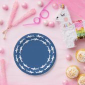 Rund um das Party White Sharks Beach Happy Hour Pappteller (Party)