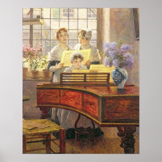 Rund um das Piano Poster (Vorne)