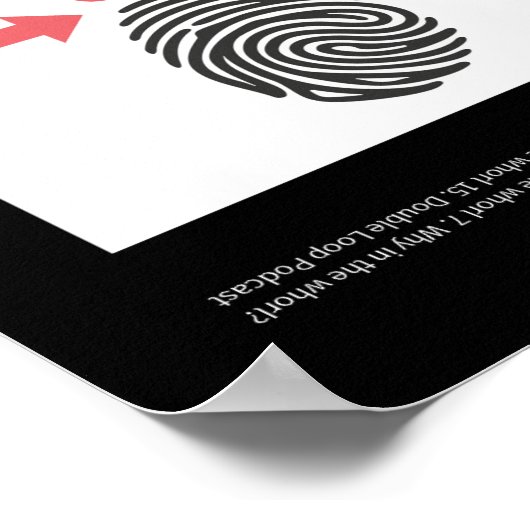 Rund um das Strudel-Poster Poster (Ecke)