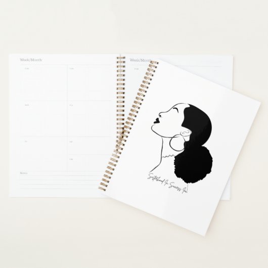 Rund um das Way Girl Spiral Foto Notebook Planer (Anzeige)