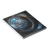 Rund um das World Abstrakt Art Notepad Notizblock (angewinkelt)