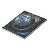 Rund um das World Abstrakt Art Notepad Notizblock (Rotiert)