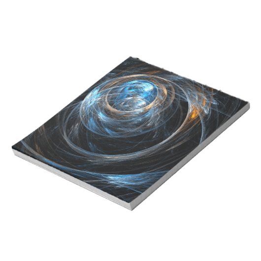 Rund um das World Abstrakt Art Notepad Notizblock (Rotiert)