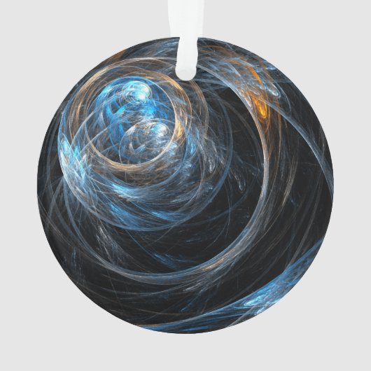 Rund um den Abstrakten Kunstakrylkreislauf der Wel Ornament (Rückseite)