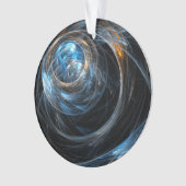 Rund um den Abstrakten Kunstakrylkreislauf der Wel Ornament (Vorderseite)