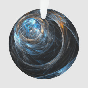 Rund um den Abstrakten Kunstakrylkreislauf der Wel Ornament