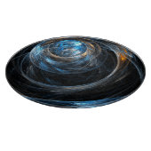 Rund um den Abstrakten Kunstkreislauf der Welt Schneidebrett (Ecke)