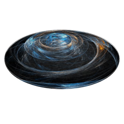 Rund um den Abstrakten Kunstkreislauf der Welt Schneidebrett (Ecke)