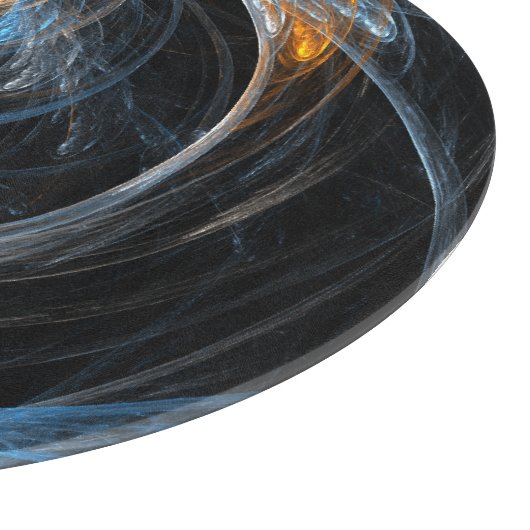 Rund um den Abstrakten Kunstkreislauf der Welt Schneidebrett (Ecke)