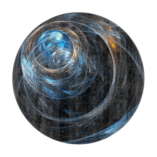 Rund um den Abstrakten Kunstkreislauf der Welt Schneidebrett (Vorderseite)