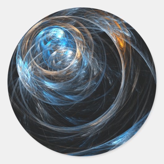 Rund um den Aufkleber für die Abstrakte Kunst (Vorderseite)