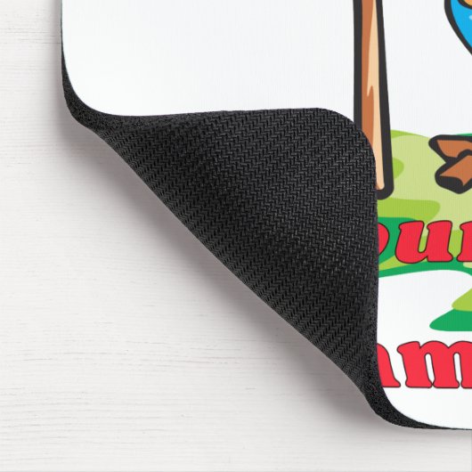 Rund um den Campfire Mousepad (Ecke)