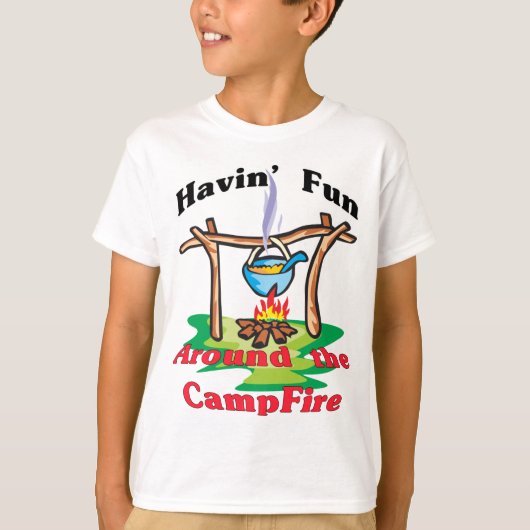 Rund um den Campfire T-Shirt (Vorderseite)