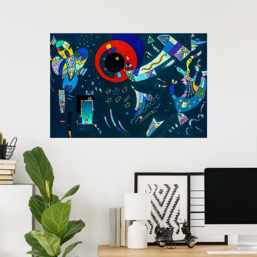 Rund um den Circle - Kandinsky Poster (Heimbüro)