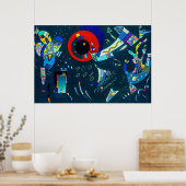 Rund um den Circle - Kandinsky Poster (Küche)