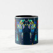 Rund um den Circle - Kandinsky Zweifarbige Tasse (Mittel)