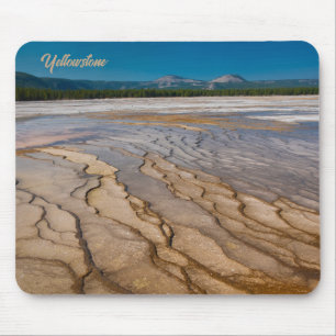 Rund um den Grand Prismatic Spring Yellowstone Mousepad