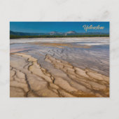 Rund um den Grand Prismatic Spring Yellowstone Postkarte (Vorderseite)