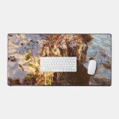 Rund um den See herum Schreibtischunterlage (Tastatur & Maus)