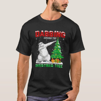 Rund um den Weihnachtsbaum herum, persische Katze T-Shirt