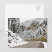Rund um die Bend - Spearfish Canyon Postkarte (Vorne/Hinten)