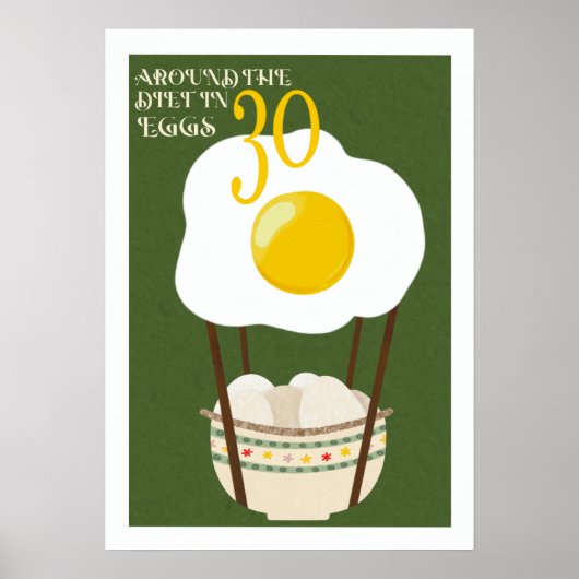 Rund um die Diät in 30 Eiern Poster (Vorne)