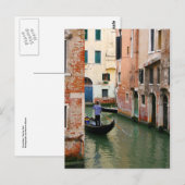 Rund um die Ecke Gondolier Postkarte (Vorne/Hinten)