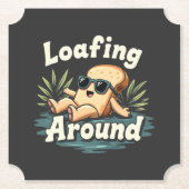 Rund um die entspannende Brotsaison Untersetzer (Vorderseite)