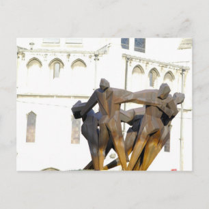 Rund um die Rosie herum Postkarte