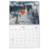 Rund um die Schweiz in 12 Monaten Kalender (Mär 2027)