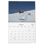 Rund um die Schweiz in 12 Monaten Kalender (Jan 2027)