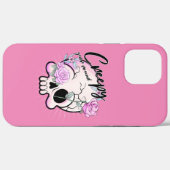 Rund um die Skull-Flora Pasta Case-Mate iPhone Hülle (Rückseite (Horizontal))