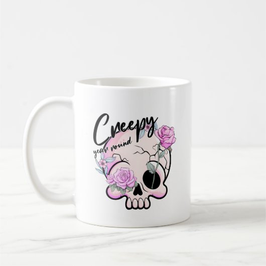 Rund um die Skull-Flora Pasta Kaffeetasse (Links)
