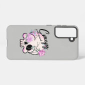 Rund um die Skull-Flora Pasta Samsung Galaxy Hülle (Rückseite (Horizontal))
