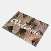 Rund um die Starfish Fußmatte (Schrägansicht)