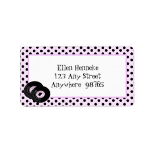 Rund um die Uhr Adressaufkleber