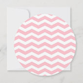 Rund um die Uhr Brautdusche Einladung in Rosa (Rückseite)