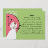 "Rund um die Uhr" Brautparty-Einladung Einladung (Vorne/Hinten)