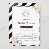 Rund um die Uhr Party Einladung (Vorne/Hinten)